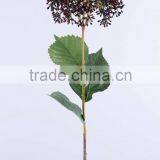 64 cm Plastic Hydrangea Spray With 4 Printed Leaves Artificial Flower thumbnail-3