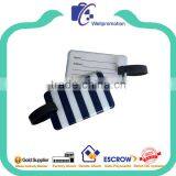 Wholesale Promotional Custom Shape Luggage Tag With Stripes thumbnail-2