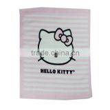 Hello Kitty Square Face Towel Pink