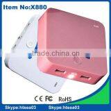 High Quality Double 2USB Output Portable Power Bank 10800mAh External Battery Lithium Polymer Power Bank thumbnail-1