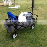 Garden Dumper Cart, Folding Beach Cart With Four Wheels thumbnail-3