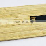 Wooden card usb as promotional gift