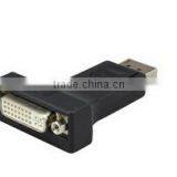 Displayport Male to DVI Female Adapter Black Color Top Quality thumbnail-1