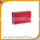 Custom Pink Cardboard Foil Stamped Box thumbnail-1