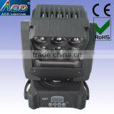 2015 Newest 4in1 Rgbw Quad Led Moving Head Matrix/dj Lighting 9*10W Stage Light
