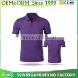 Customized Classic Collar Mens 100% Pique Cotton 220gsm Polo Shirt Without Button OEM thumbnail-6