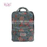 Wholesale Flower Printed Girls School Canvas Backpack thumbnail-1