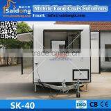 Commercial Newest Design World Best Mobile Food Cart With Big Wheels Tricycle Food Cart With Big Windows Food Cart Trailer thumbnail-3