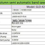 Semi Automatic Horizontal Band Saw Cutting Iron thumbnail-2