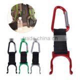 2016 new arrival Outdoor Travel Sports Carabiners Water Bottle Holder Keychain Buckle Hook