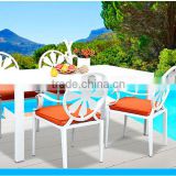 2014 new design outdoor garden 4 seaters dining CT129 set