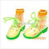 Girls Transaprent PVC Rain Boots thumbnail-3
