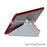 For ipad air leather case with stand