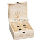 wholesale BSCI pine display small wooden essential oil bottles gift box for For businessTravel & Presentations
