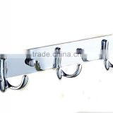 Esy-Life 304 Stainless Steel Wall Mounted Coat Racks with 3 Hooks, Silver