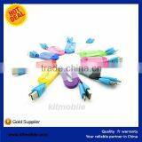 Transparent Smile USB Cable in Real Colors With Led thumbnail-4
