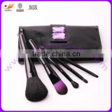 Purple Hair Lovely Small Travel Cosmetic Brush Set