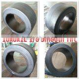 China Factory Supply Hot Sales Top Quality Press on Tires Smooth Pattern Tire 18x8x12 1/8 for Port Container Trailers thumbnail-1