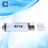 hf U-key Mini Rfid Reader Can Support ISO14443A/ISO15693 Protocol to Read and Write With Free Card for Testing