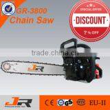 Hot Sale 38cc Hand Tools Chain Saws With Oregon Chain and Bar thumbnail-3