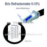 Salinity Refractometer With Built-in LED Light Aquarium 0~10% ATC thumbnail-6