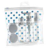 YUHUI Clear Wash Kit _2NUL_Set of 5 Bottles -Travel Organizer Empty Bottle Set thumbnail-2
