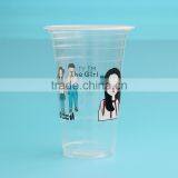 Reusable Transpartent PP Plastic Cup With Dome Lid and Straw thumbnail-2