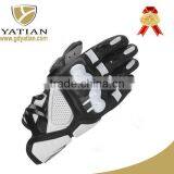 Factory wholesale attractive price motorbike safety cycling leather gloves