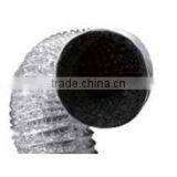 Hydroponic Greenhouse Ventilation Length 25' Dia. 4" 6" 8" 10" 12" Lightproof Black Rubber Coated Round Aluminum Air Filter Duct thumbnail-2