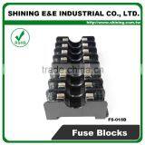 FS-018B 35mm Din Rail Mounted 600V 10A 8 Pole Midget Fuse Base thumbnail-5