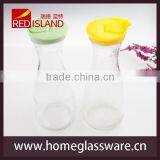 GLASS WATER BOTTLE DRINK CONTAINER thumbnail-1