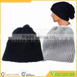 Mens Caddice Winter Warm Hat Long Knit Ski Cap thumbnail-4