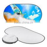 Foldable White Car Front Window Sunshade thumbnail-1