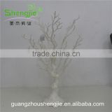 SJLJ013172 high quality artifcial tree without leaves / fake white dry tree for wedding decoration