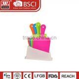 1 set with 4pcs plastic colorful chopping board manufacturer