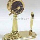 Brass Pen Holder With Telegraph, Telegraph Pen Holder, Fancy Pen Holder, Handmade Pen Holder, Personalized Pen Holder thumbnail-1