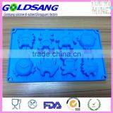 6 Heart Shape Cake Soap Mold Flexible Silicone Candy Chocolate Mould thumbnail-3