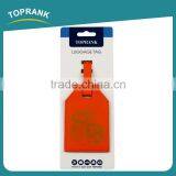Toprank Custom Made Travel PU Embossed Luggage Tag Printed Logo Bulk Luggage Tag For Promotion thumbnail-2