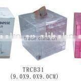 Plastic 3D Cube Money Maze Bank/Transparent Puzzle Money Box thumbnail-1