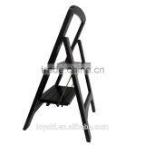 High Quality 3 Step Wood Fold Step Stool Multifunction Step Ladder thumbnail-4