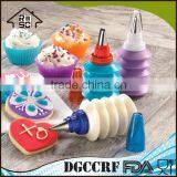 NBRSC BPA Free Custom 3pcs Cake Cookie Cupcake Decorating Squeeze Icing Bottles Baking Tool With Stainless Steel Nozzle thumbnail-1