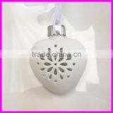 Wholesale Price Ceramic Gifts With Hollow LED Design Christmas Decoration thumbnail-1