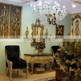 MD-2204-04 Antique Reproduction Chair With Black Velvet thumbnail-6