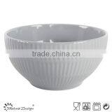 Ceramic Crockery Stoneware Emboss Dinnerware Bulk Bowl thumbnail-3