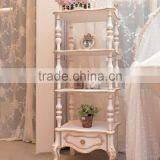 BISINI New Arrival Kids Wooden Toy Storage Shelf, Ivory and Gold Luxury Children Decorative Wooden Display Shelf - BF07-70343 thumbnail-1