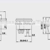 AC Power Socket With Fuse Fixing Hole Male Socket Copper Word Computer Host Speaker SS-8B thumbnail-2