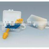 Noise Reduction Silicone Rubber Earplugs With Case Packing