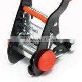 1" RATCHET BUCKLE IN ZINC & ELECTRIC BLACK PLATE / WITH STREAMLINE SHAP AND PLASTIC GRIP thumbnail-4