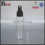 130ml Best Sellers Cosmetic Water Toner Clear Spray Bottle High Quality Round Shoulder Pet Plastic Bottle Spray Cheapest thumbnail-2