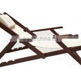 Folding 4-adjustable Wooden Chair Wood Beach Chair thumbnail-3
